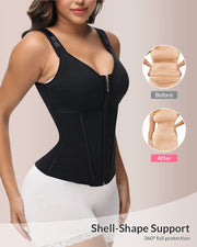 Double-Layer Tummy Waist Shaper With Bra