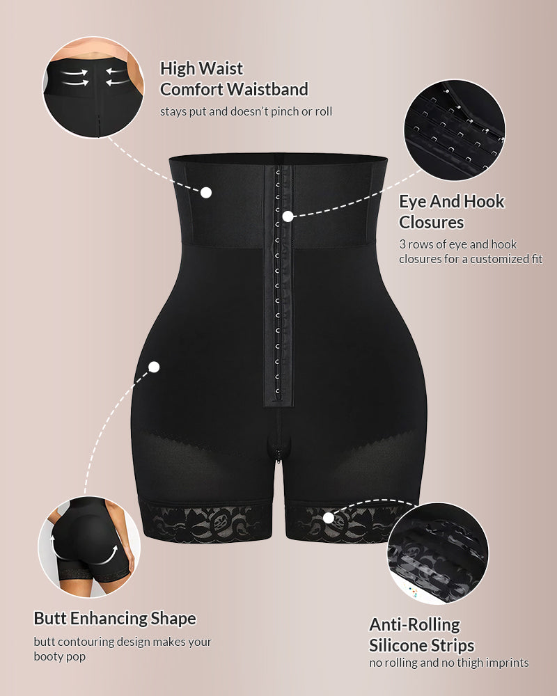 High Waist Butt Lift Girdle Shorts