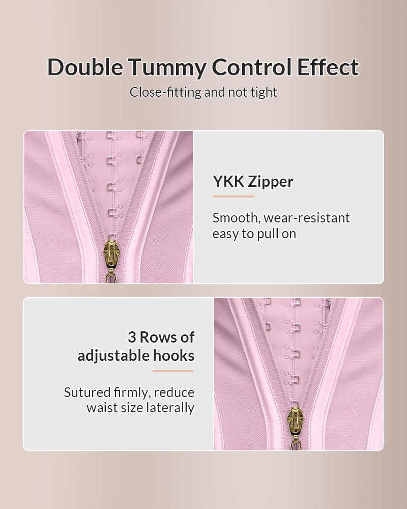 Double Waistband Corset Waist Trainer