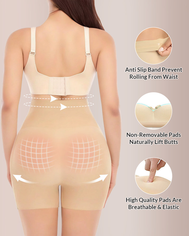 High-Waist Tummy Control Butt Lifter Shorts