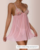 Sheer Mesh Babydoll Lingerie Dress