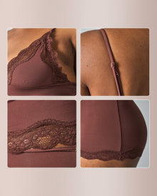 Duniii Lace Trim Crop Cami & Shorts Set