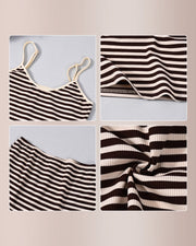 Striped Cami & Shorts Lounge Set