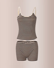 Striped Cami & Shorts Lounge Set