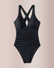 Ruched Tummy Control One-Piece Swimsuit