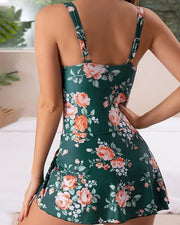 One Piece Tummy ControlTie Knot Swimsuits