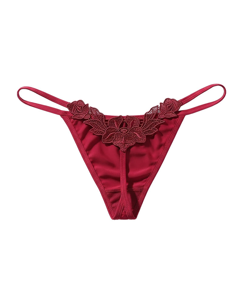 Butterfly Lace V-Cut Brief