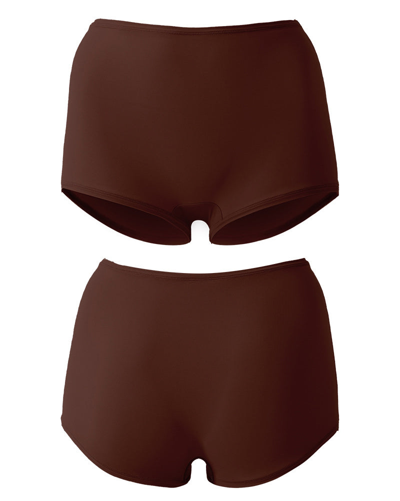 High-Stretch Breathable Mid-Waist Boyshorts
