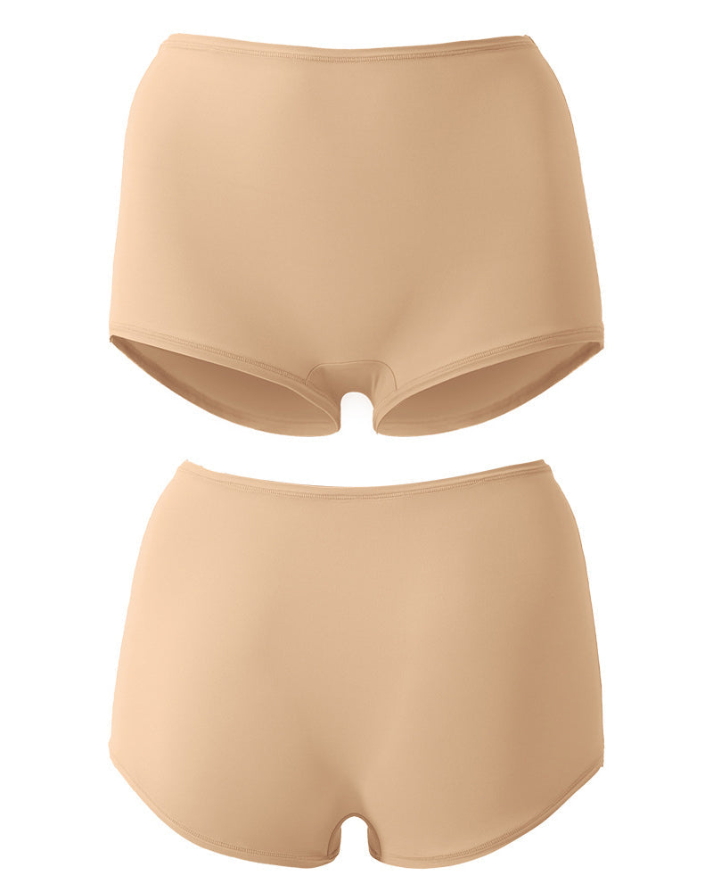 High-Stretch Breathable Mid-Waist Boyshorts