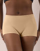 High-Stretch Breathable Mid-Waist Boyshorts