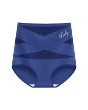 Crossover High-Waist Tummy Control Panties