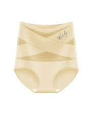 Crossover High-Waist Tummy Control Panties