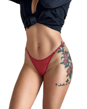 The Siren Sheer Mesh Adjustable Thong