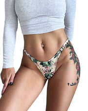 Adjustable ice silk brief – low-rise, high-cut, seamless