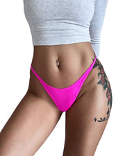 Adjustable ice silk brief – low-rise, high-cut, seamless
