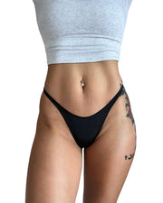 Adjustable ice silk brief – low-rise, high-cut, seamless