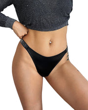 Gradient Rhinestone Thong