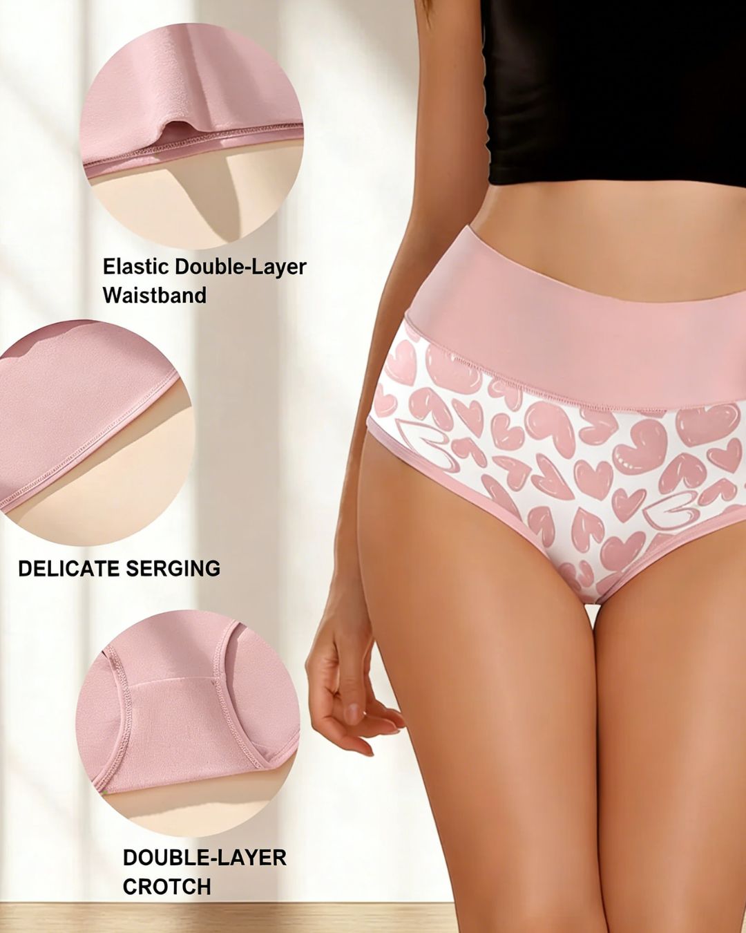 Print Soft Cotton Stretchy Panties