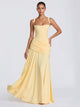 Elysian Ruched Maxi Slip Dress