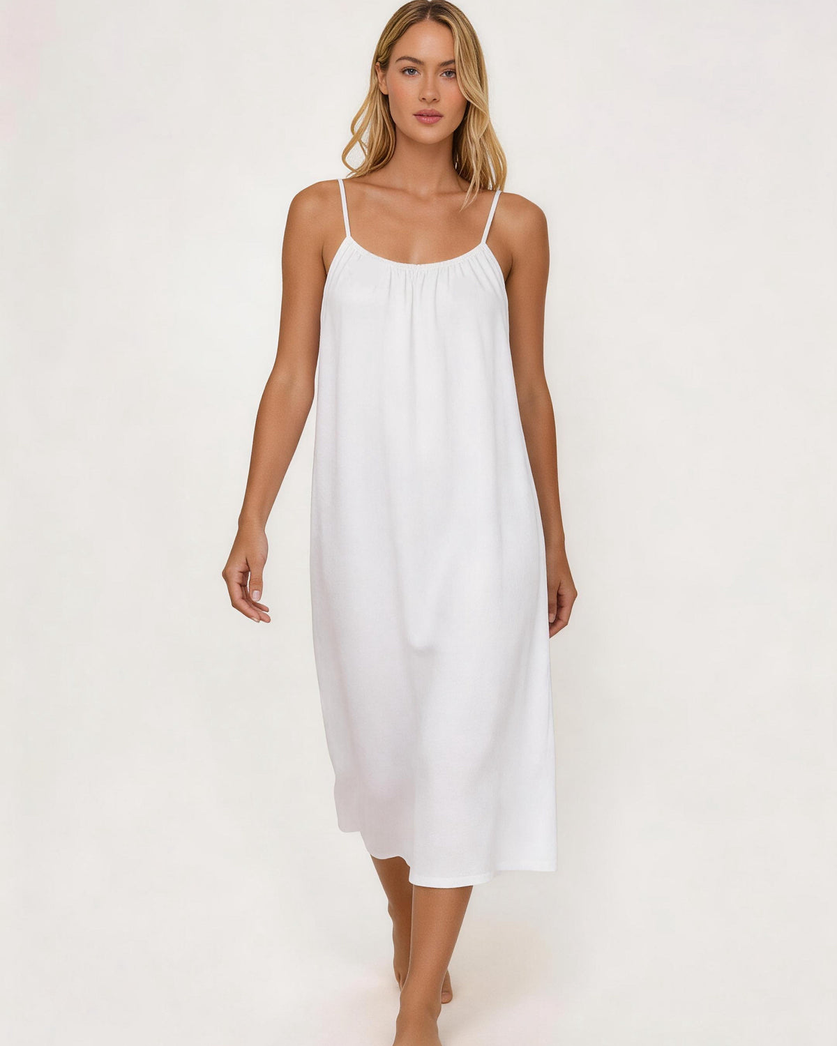 Backless Crinkle Cami Dress | Flowy Open-Back Mini Dress