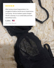 Sheer Lace Underwire Balconette Bra with Natural Lift