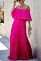 Ruffle Tiered Maxi Dress – Off Shoulder Vacation Style