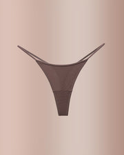 Animal Print Thin Strap Brief