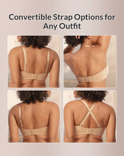 Strapless Bra for Big Bust – Full Coverage Plus Size