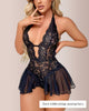 Women's Lace Teddy Seamless Push-Up Bodysuit Nightgown