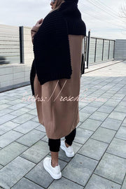 Handmade Thick Knit Wool Scarf for Women & Men