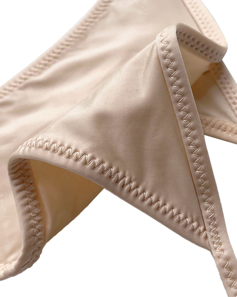 Animal Print Thin Strap Brief