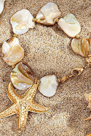 Starfish Shell & Pearl Jewelry Set – Summer Resort Style