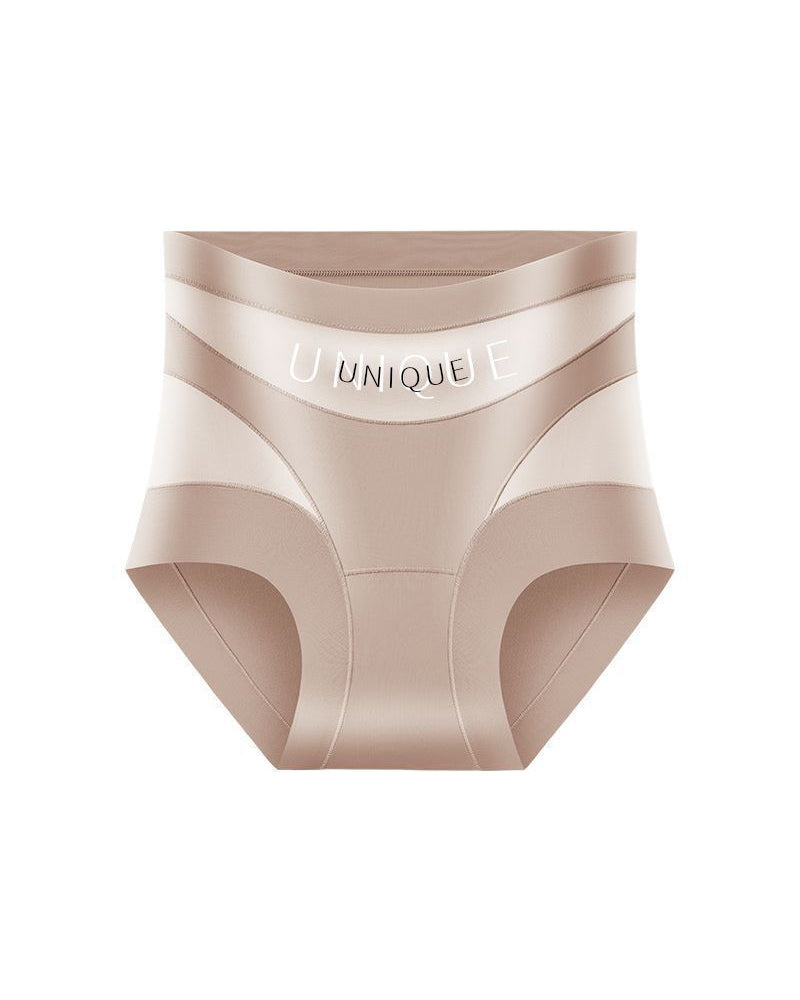 High-Waisted Seamless Ice Silk Shaping Briefs (6 Pack)