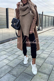 Handmade Thick Knit Wool Scarf for Women & Men