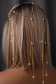 Pearl Mesh Tassel Headband for Women