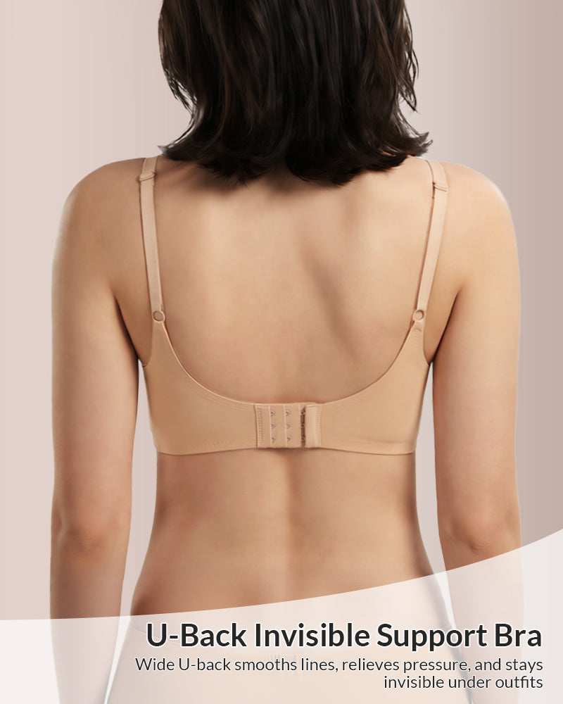 Seamless Wireless Push-Up Bra with Bunny Ear Cups