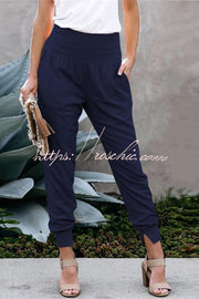 Women's Loose Fit Pocketed Joggers – Ankle Length