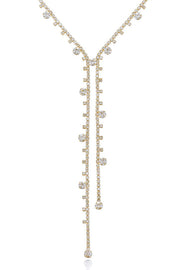 Irregular Full Diamond Statement Necklace