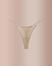 Animal Print Thong Underwear – Ice Silk Thin Strap