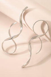 Geometric Wrap Asymmetrical Earrings for Everyday Wear