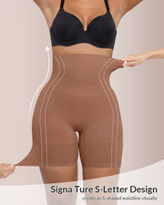 High Waisted Seamless Sculpting Shorts with Butt Lift