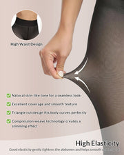Fleece Lined Opaque Slimming Tights for Women