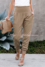 Women's Loose Fit Pocketed Joggers – Ankle Length