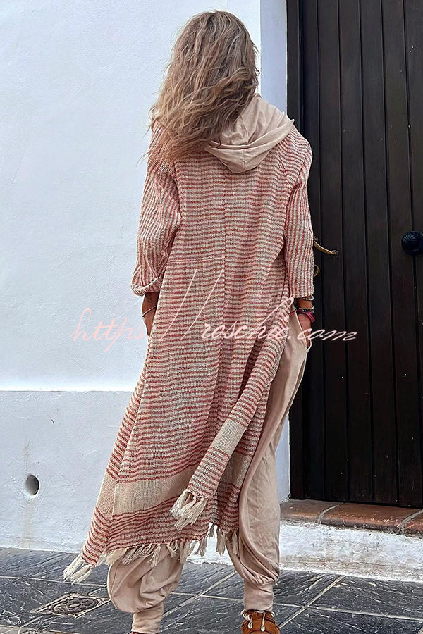 Sleeveless Hooded Cotton Blend Jumpsuit with Pockets