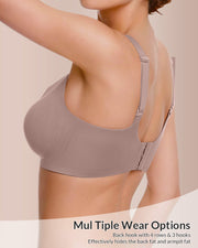 Wireless Push-Up Bra with Jelly Lift Support, Seamless Comfort