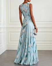 Romantic Tulip Maxi Dress
