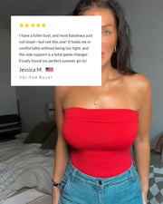 Wireless Padded Bandeau Bra – Strapless, Seamless Comfort