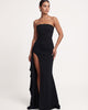 The Entrance-Making Strapless Slit Gown