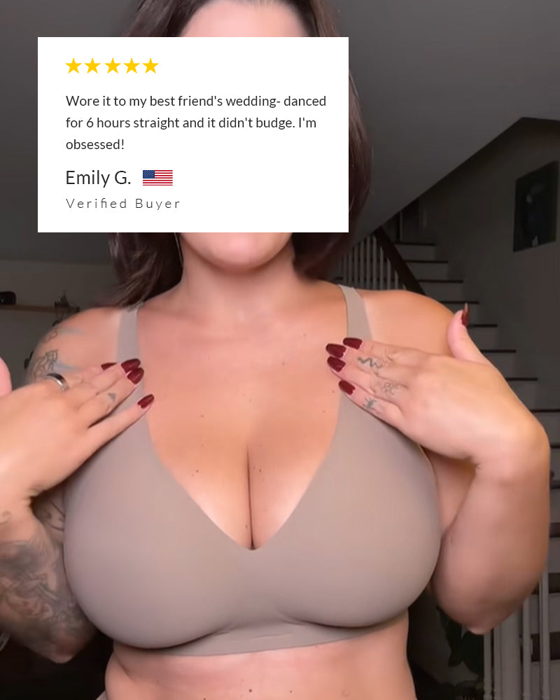 Deep V Lift Seamless Wireless Bra | Smooth Invisible Fit