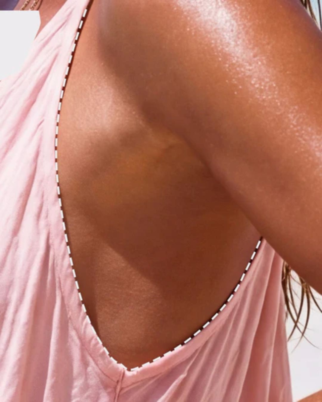 Flowy Boho V-Neck Halter Maxi Dress